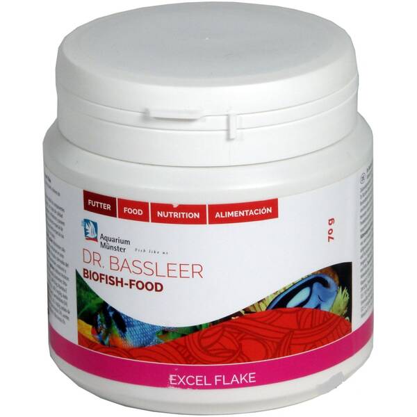 Aquarium Munster Dr Bassleer Biofish Food Excel Flake 70gr